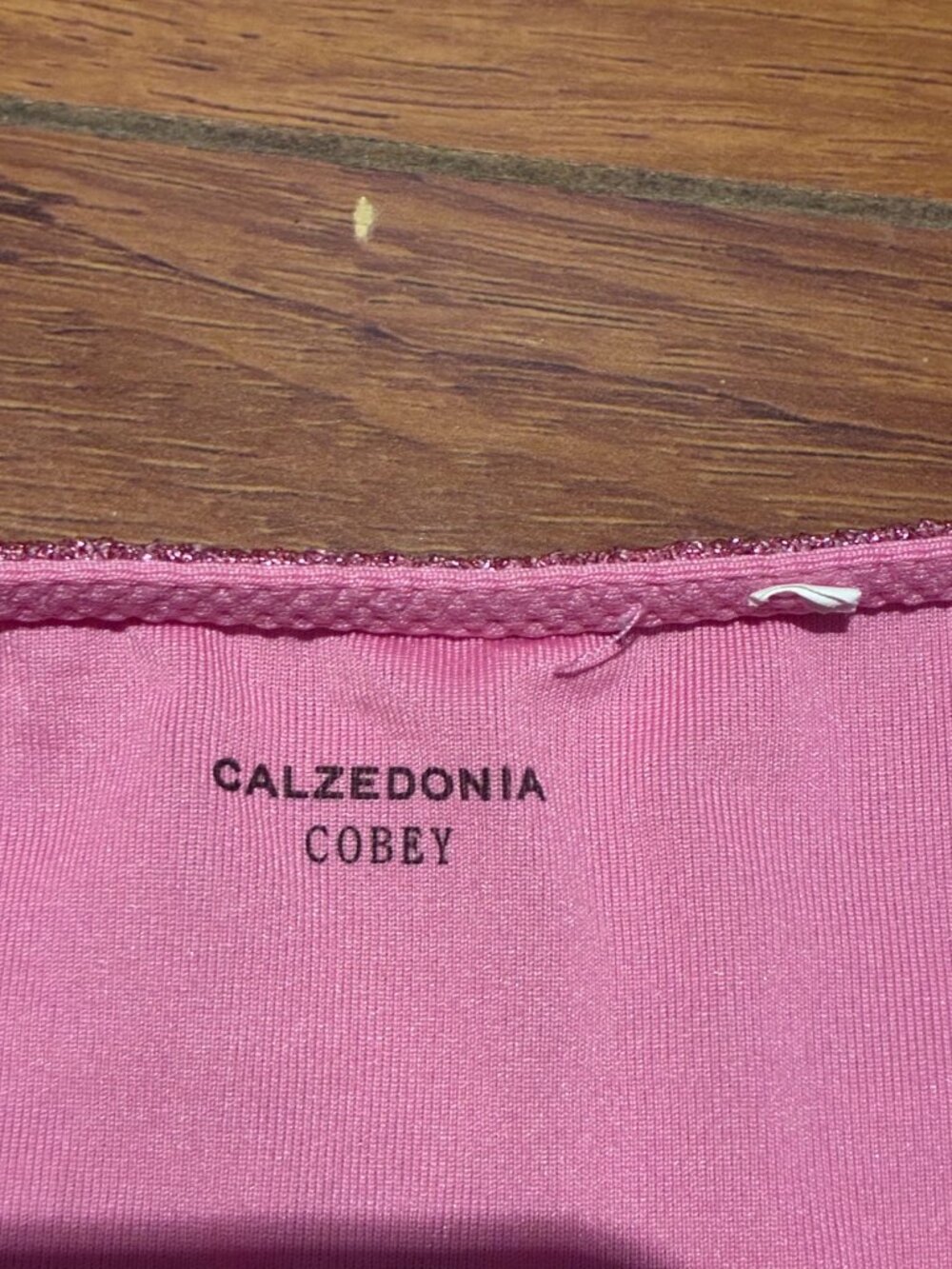 Calzedonia Pink & Silver Glitter Bikini Set M - Picture 2 of 2